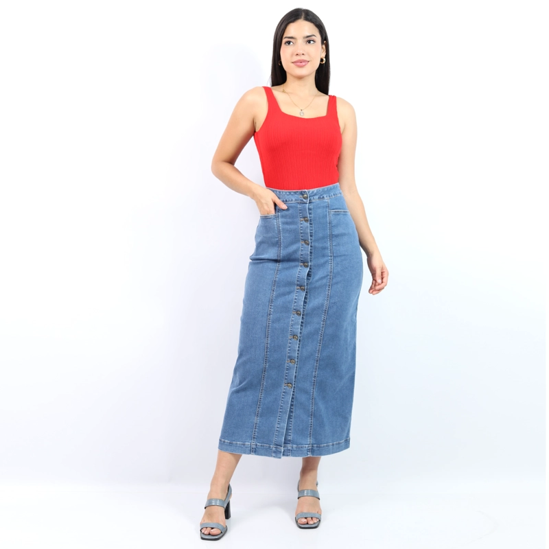 FALDA DENIM JAROLA LIZBETH - 1