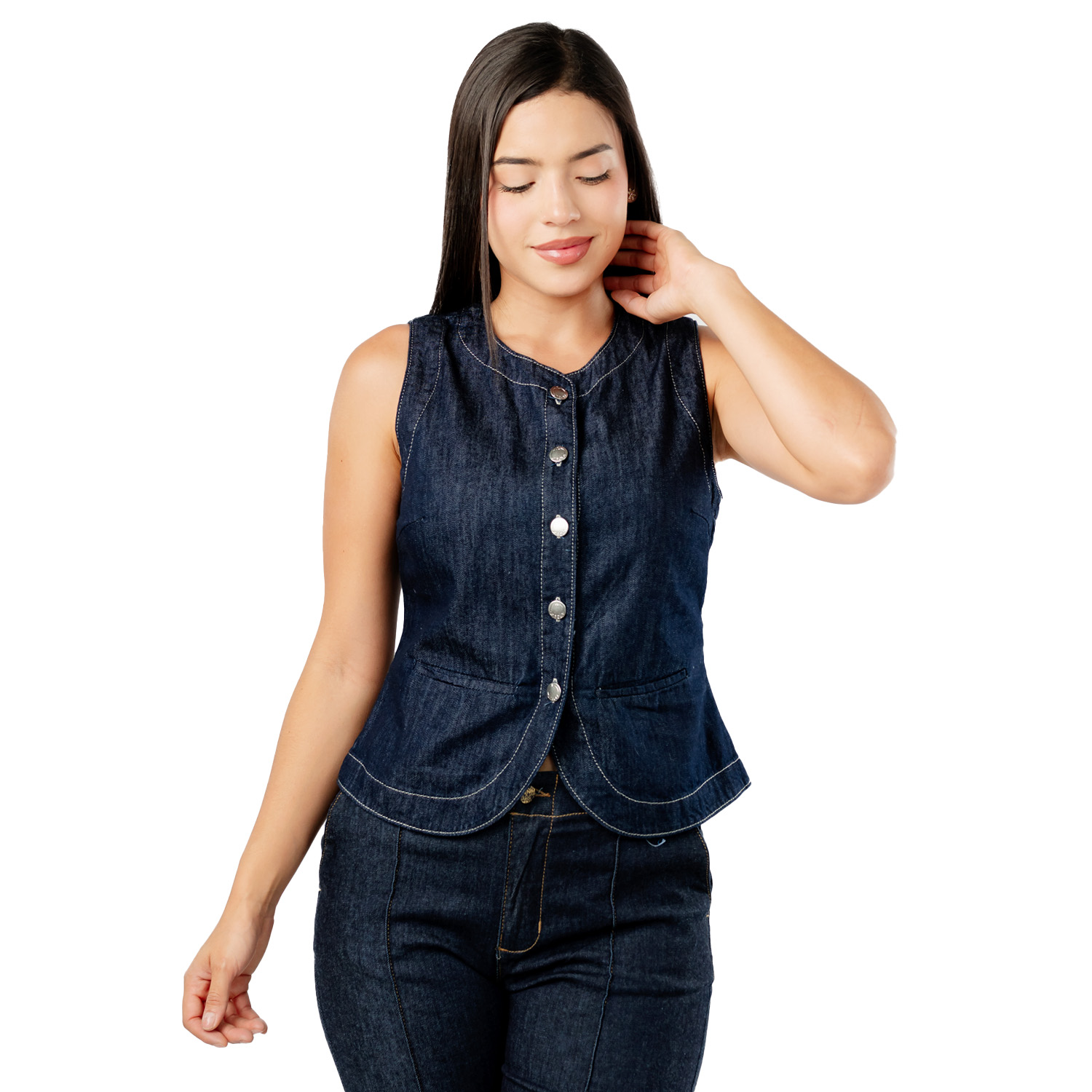 CHALECO DENIM JAROLA KATA - 1