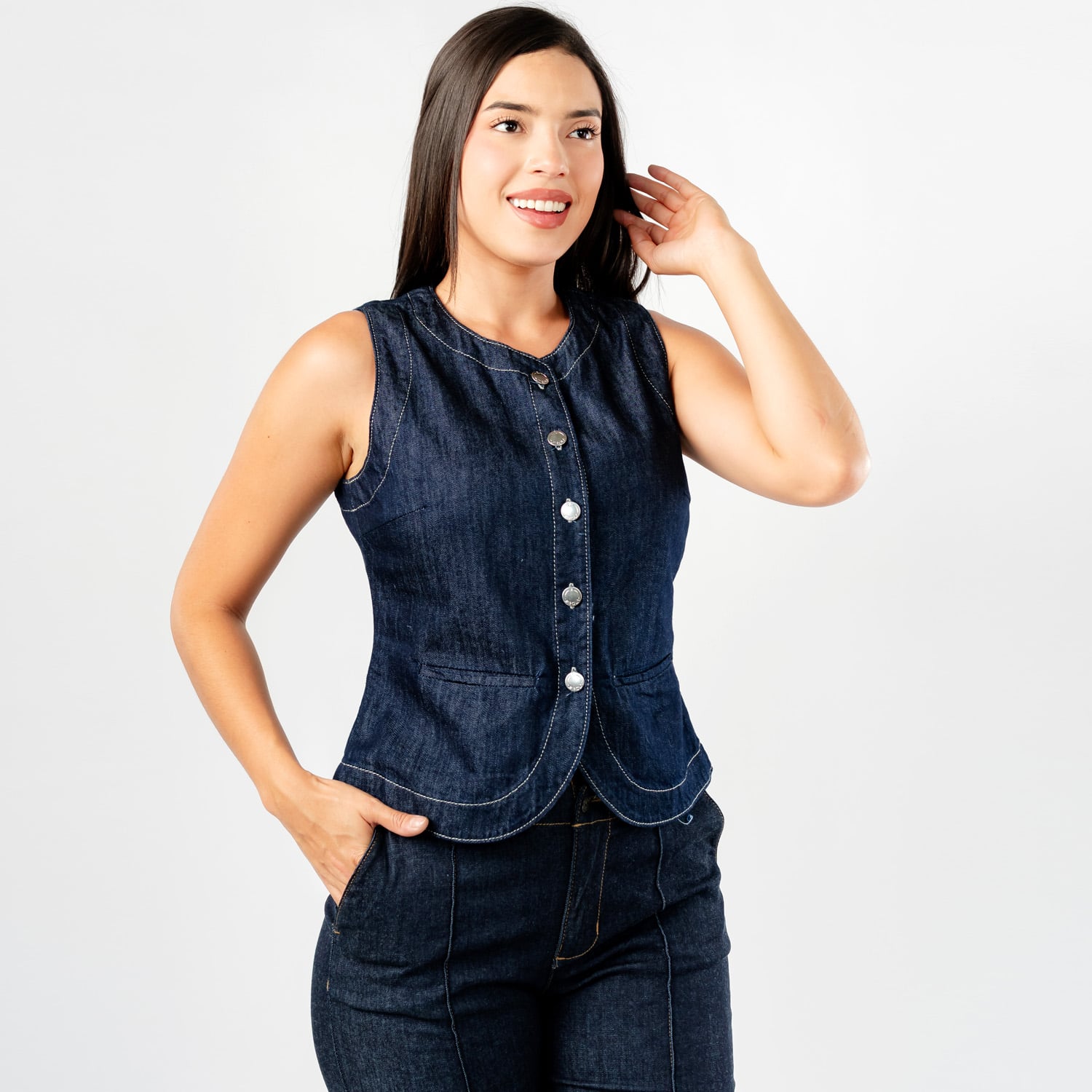CHALECO DENIM JAROLA KATA - 3