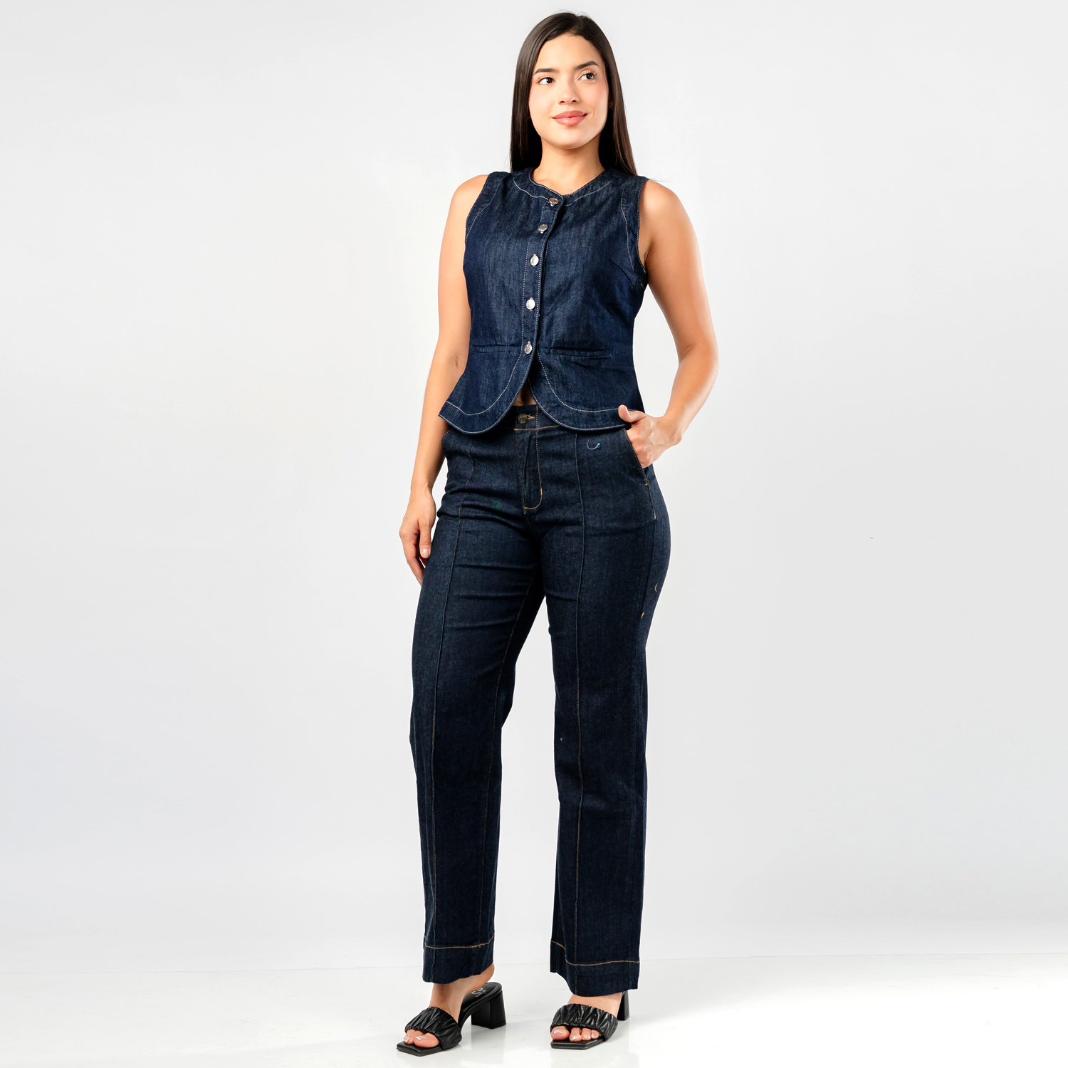 CHALECO DENIM JAROLA KATA - 4