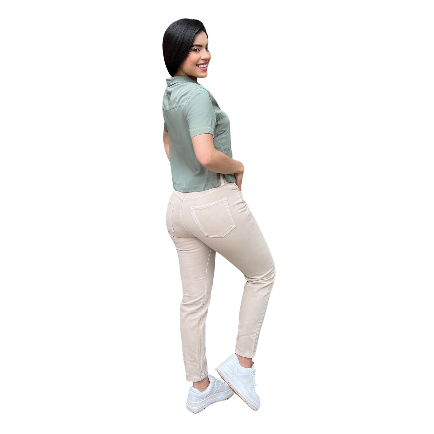 PANTALÓN MOM SLIME JAROLA CLOE - 2