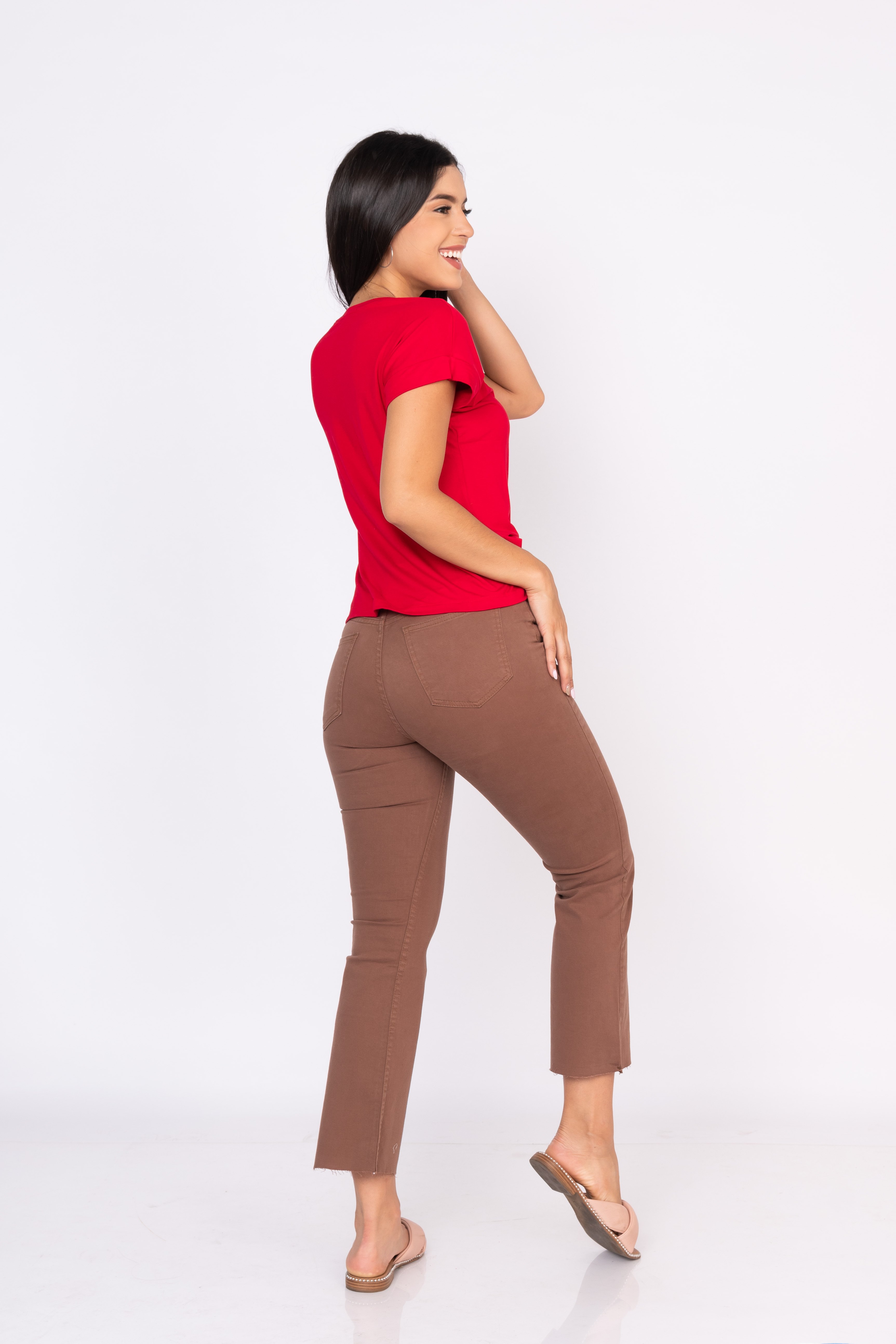 PANTALON CROPPED FLARE FERNANDA - 2