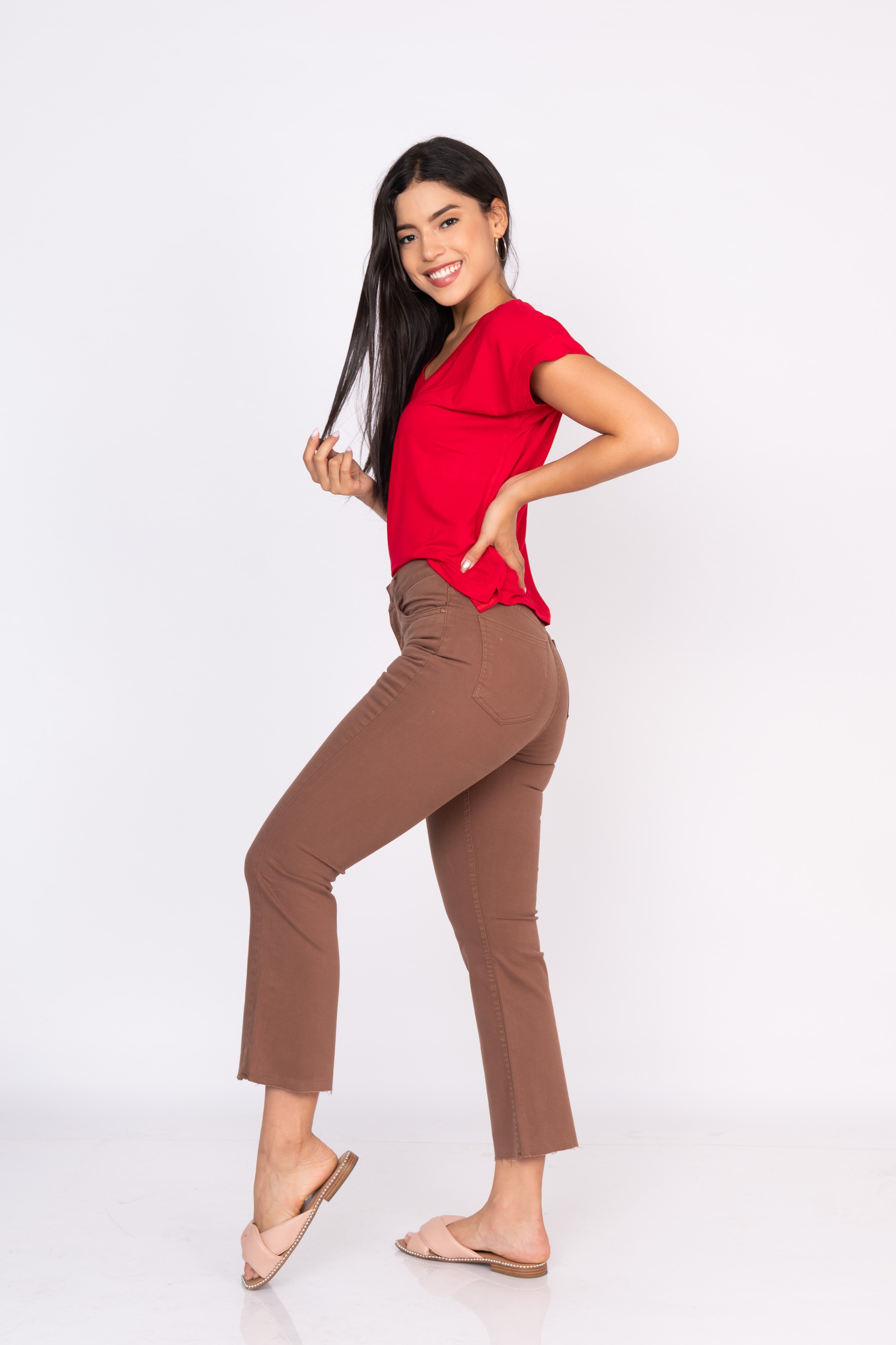 PANTALON CROPPED FLARE FERNANDA - 3