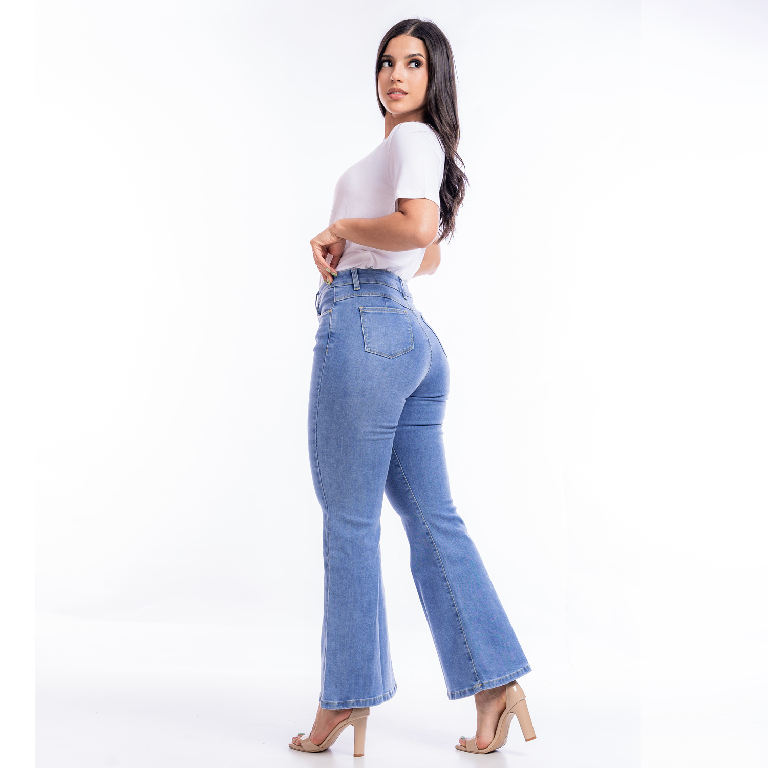 PANTALON DENIM FLARE JAROLA IRENE - 2