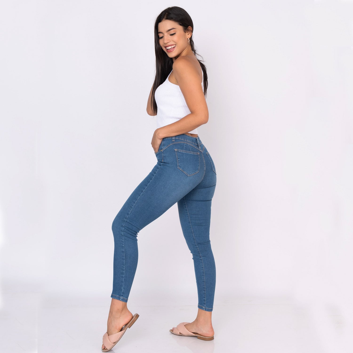 PANTALÓN SKINNY DENIM JAROLA LUCIA - 2