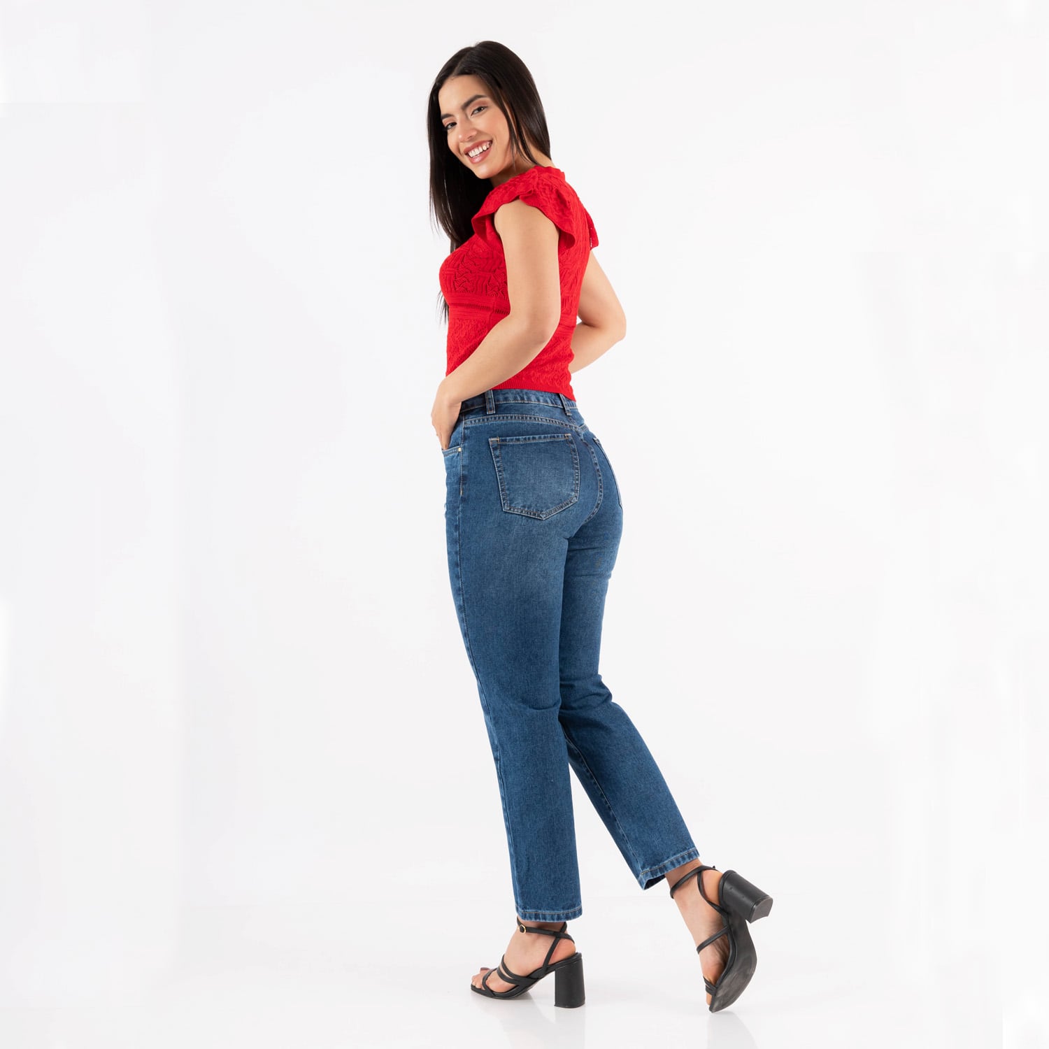 PANTALON DENIM STRAIGHT JAROLA ARIA - 2