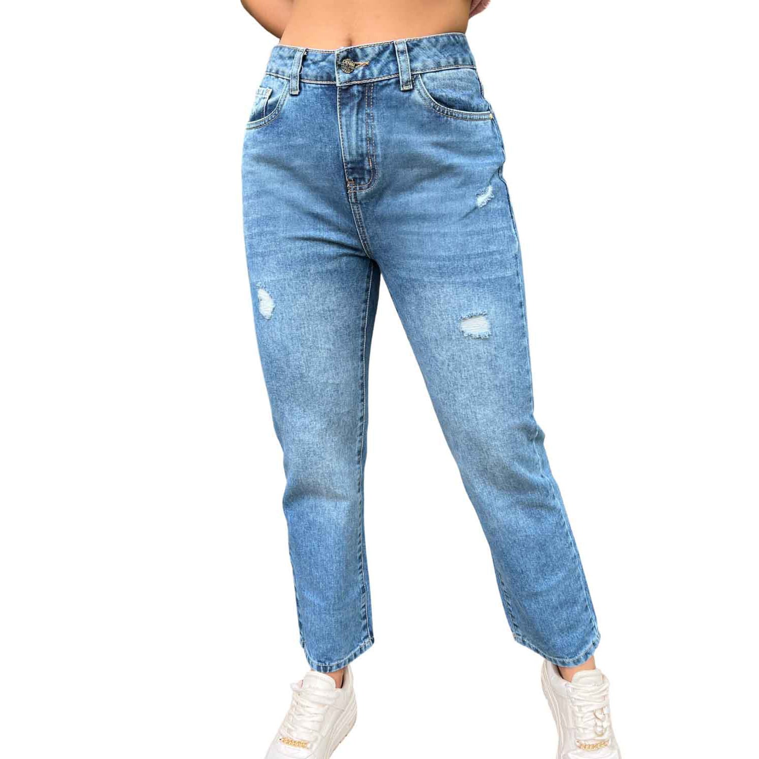 PANTALON DENIM STRAIGHT JAROLA ARIA - 4