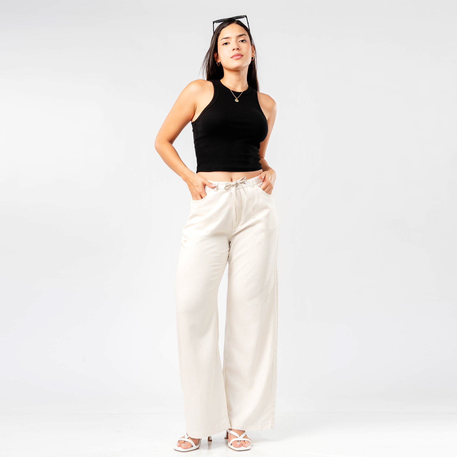 PANTALÓN LINO JAROLA LAURENT - 1