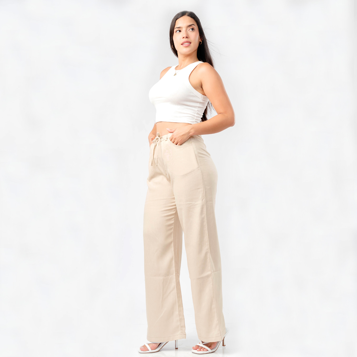 PANTALÓN LINO JAROLA LAURENT - 2