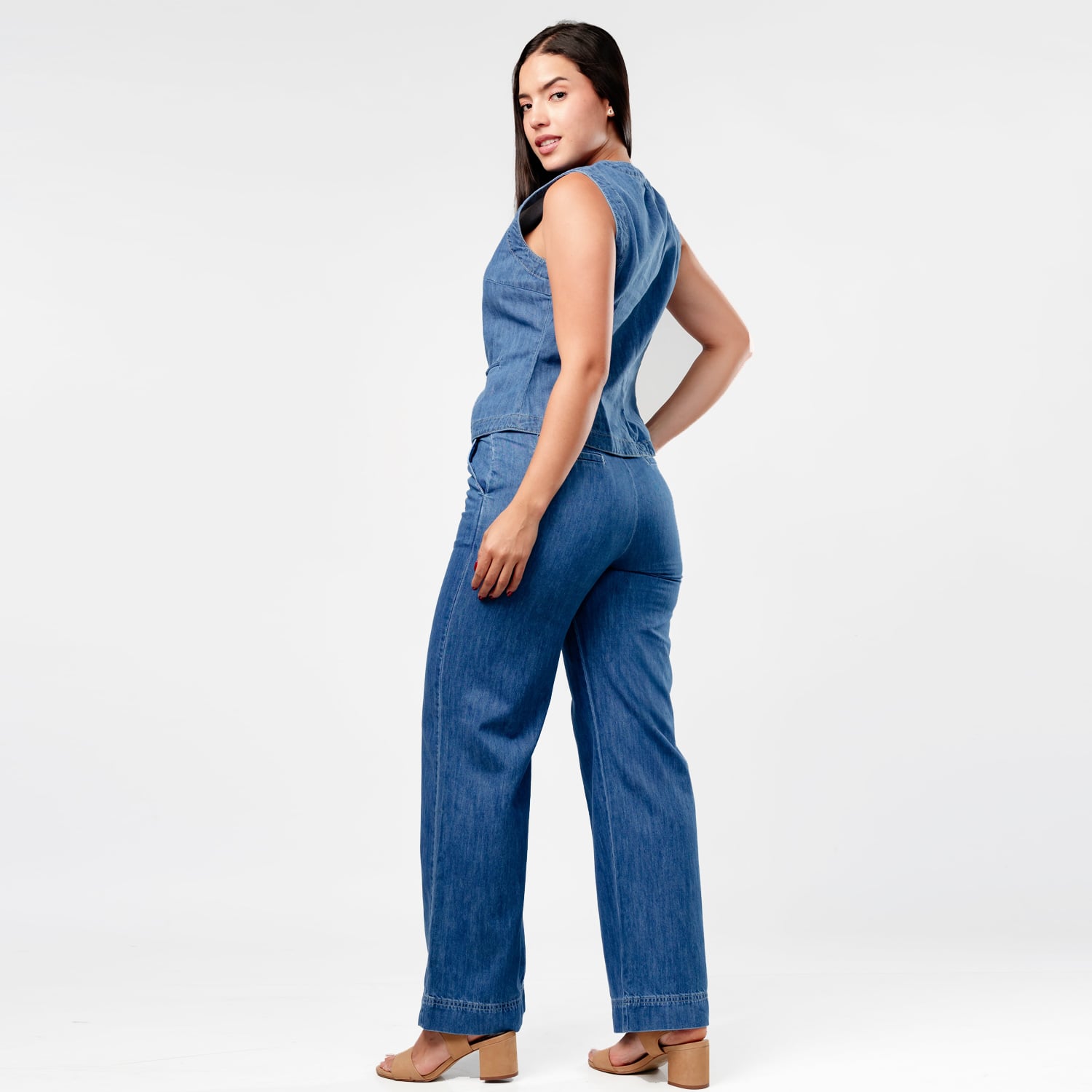 PANTALÓN DENIM WIDE LEG JAROLA KATA - 2