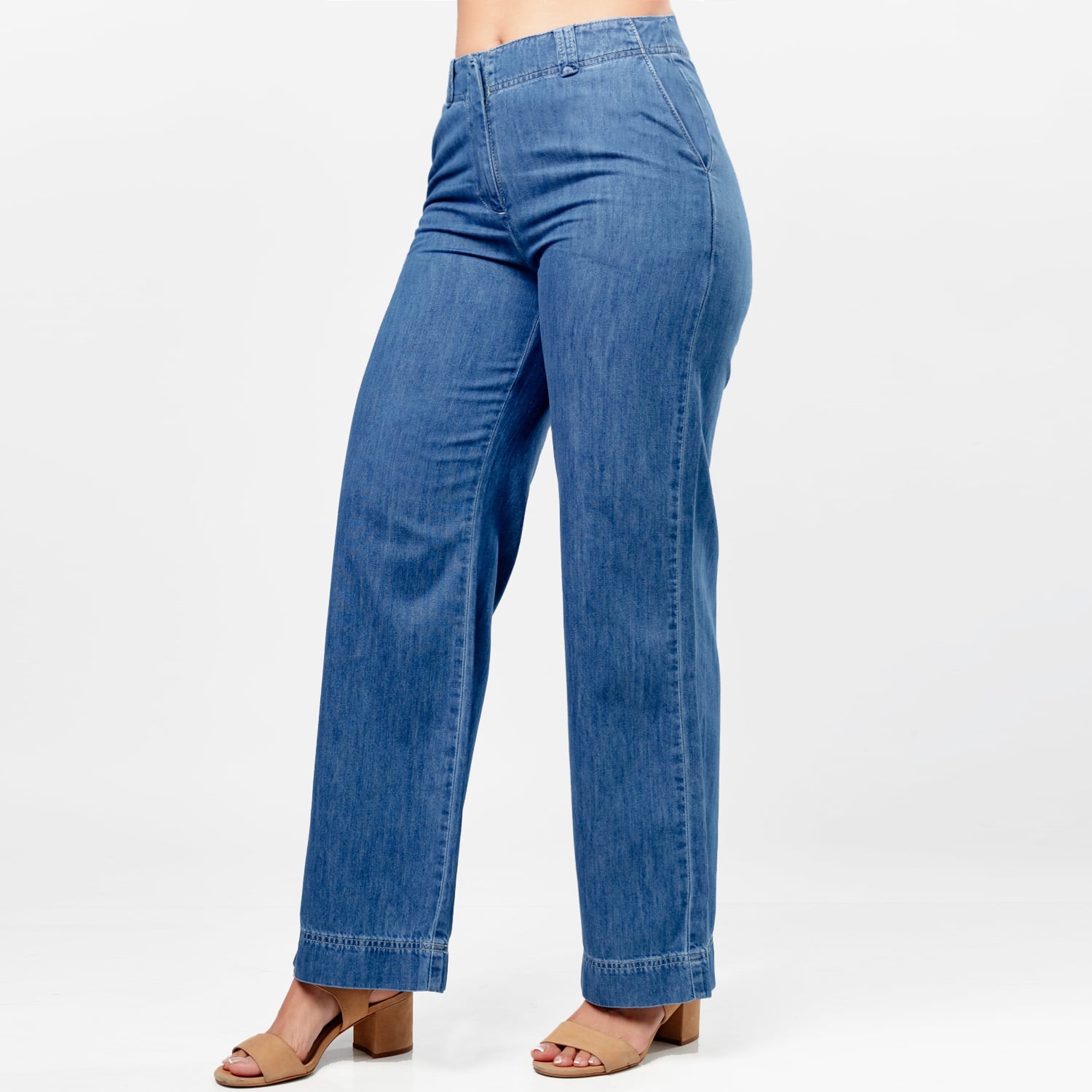 PANTALÓN DENIM WIDE LEG JAROLA KATA - 4