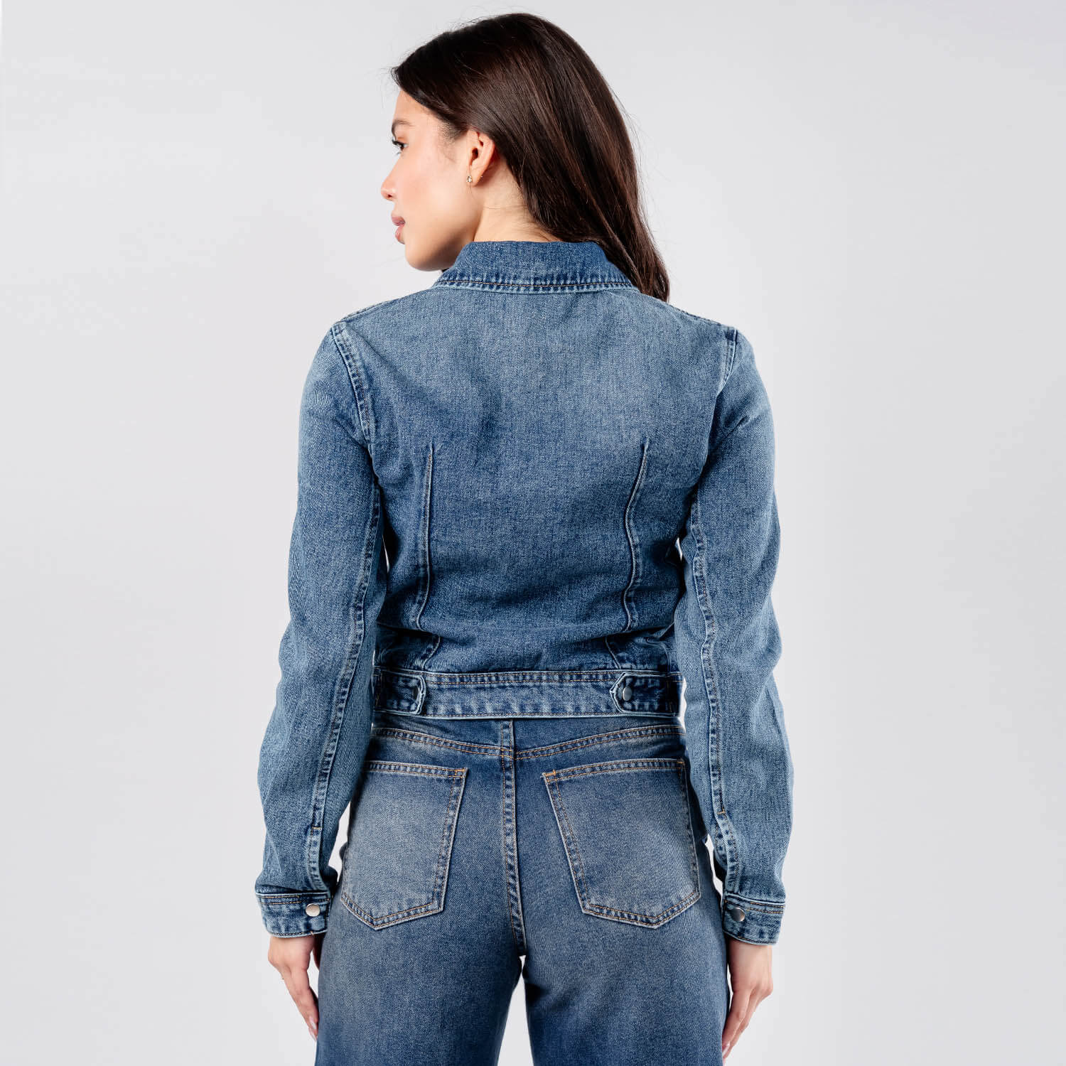 CASACA DENIM PINZAS JAROLA JESY - 3