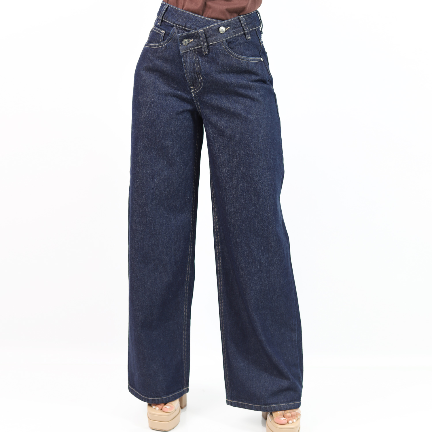 PANTALÓN DENIM PRETINA CRUZADA JAROLA EMMA - 3