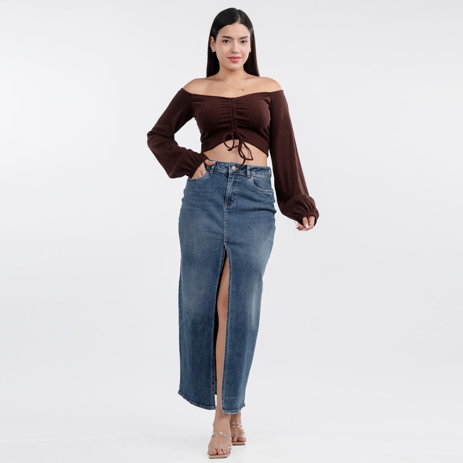 FALDA DENIM JAROLA ANTONELLA - 1