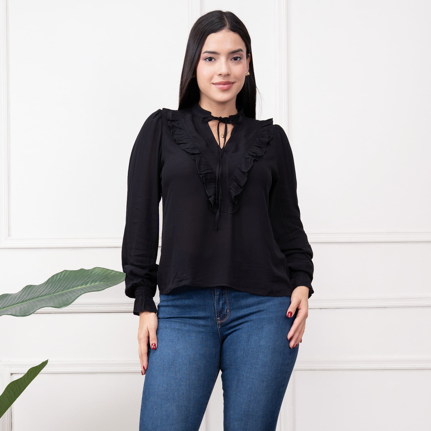 BLUSA MANGA LARGA JAROLA NORKA - 1