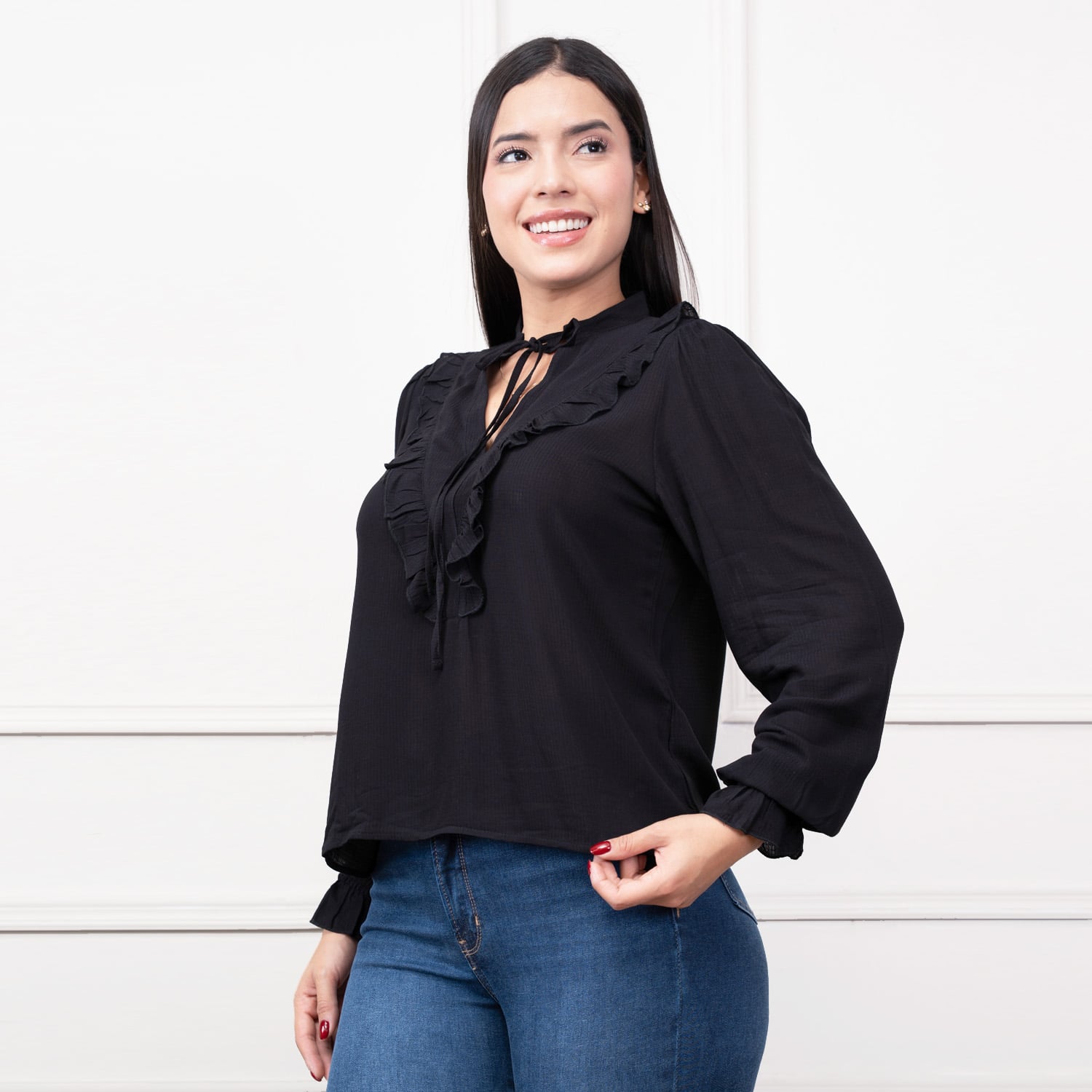 BLUSA MANGA LARGA JAROLA NORKA - 2