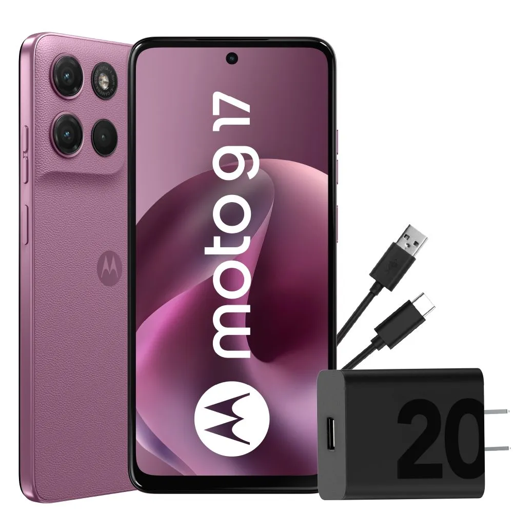 CELULAR MOTO G17 4GB RAM + 128GB ROSA - 1