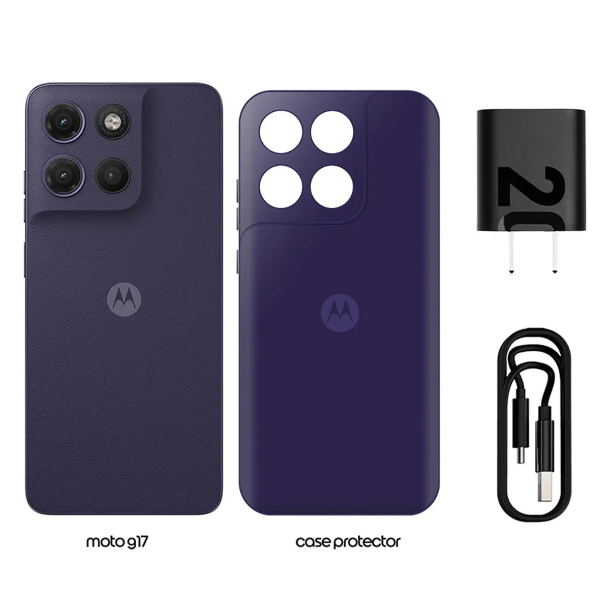 CELULAR MOTO G17 4GB RAM + 128GB ROSA - 3