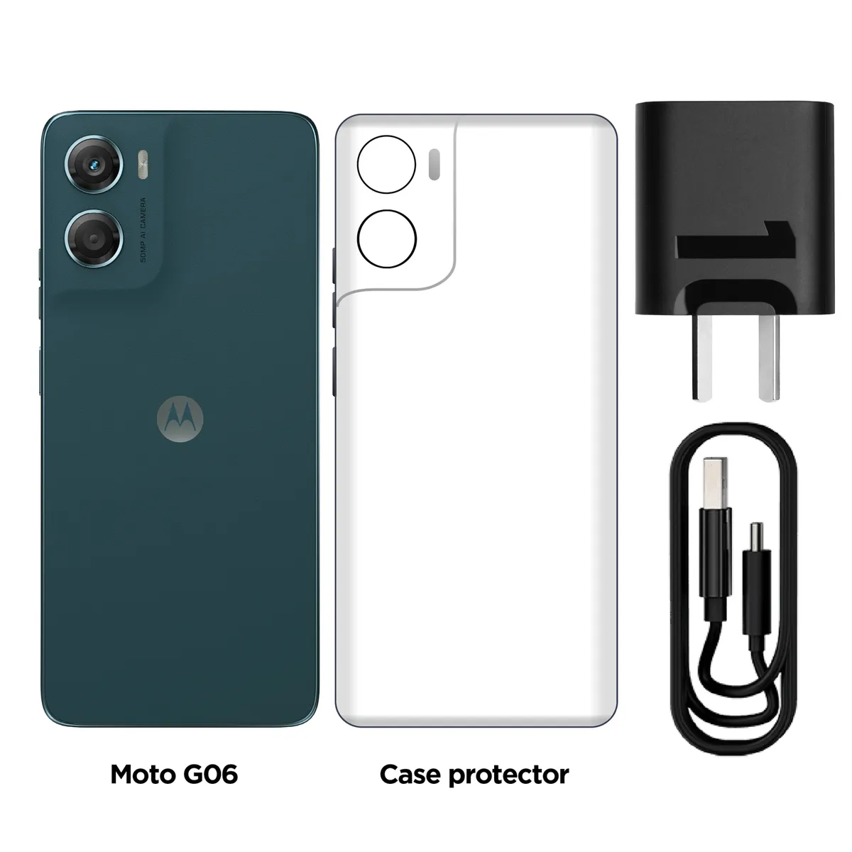 CELULAR MOTO G06 4GB RAM + 64GB AZUL - 3