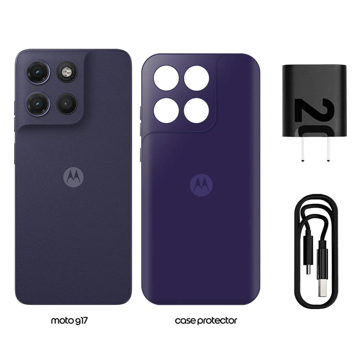 CELULAR MOTOROLA G17 4GB+ 256GB - ARANDANO - 2