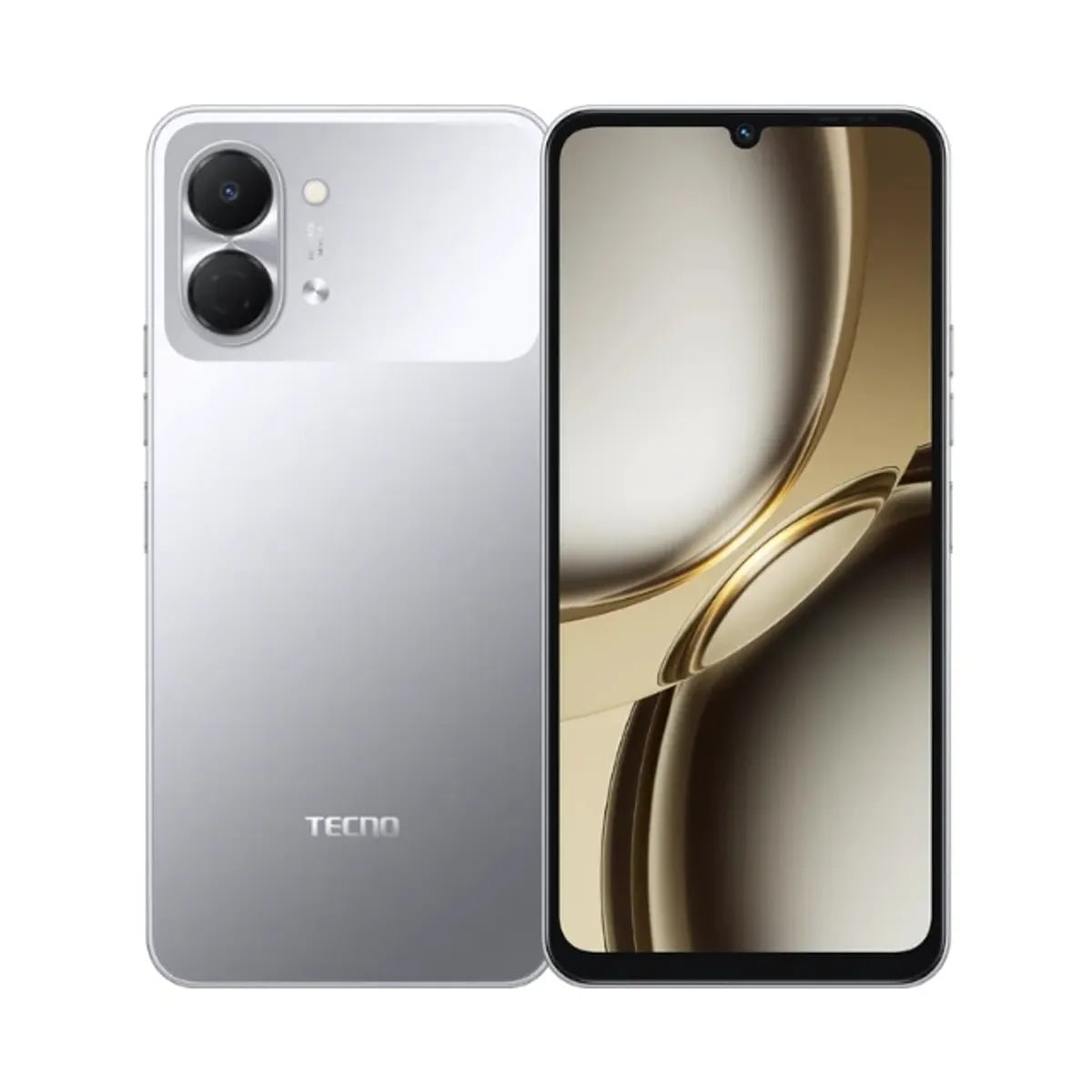 CELULAR TECNO SPARK GO 3 4GB + 128GB - GRIS - 1