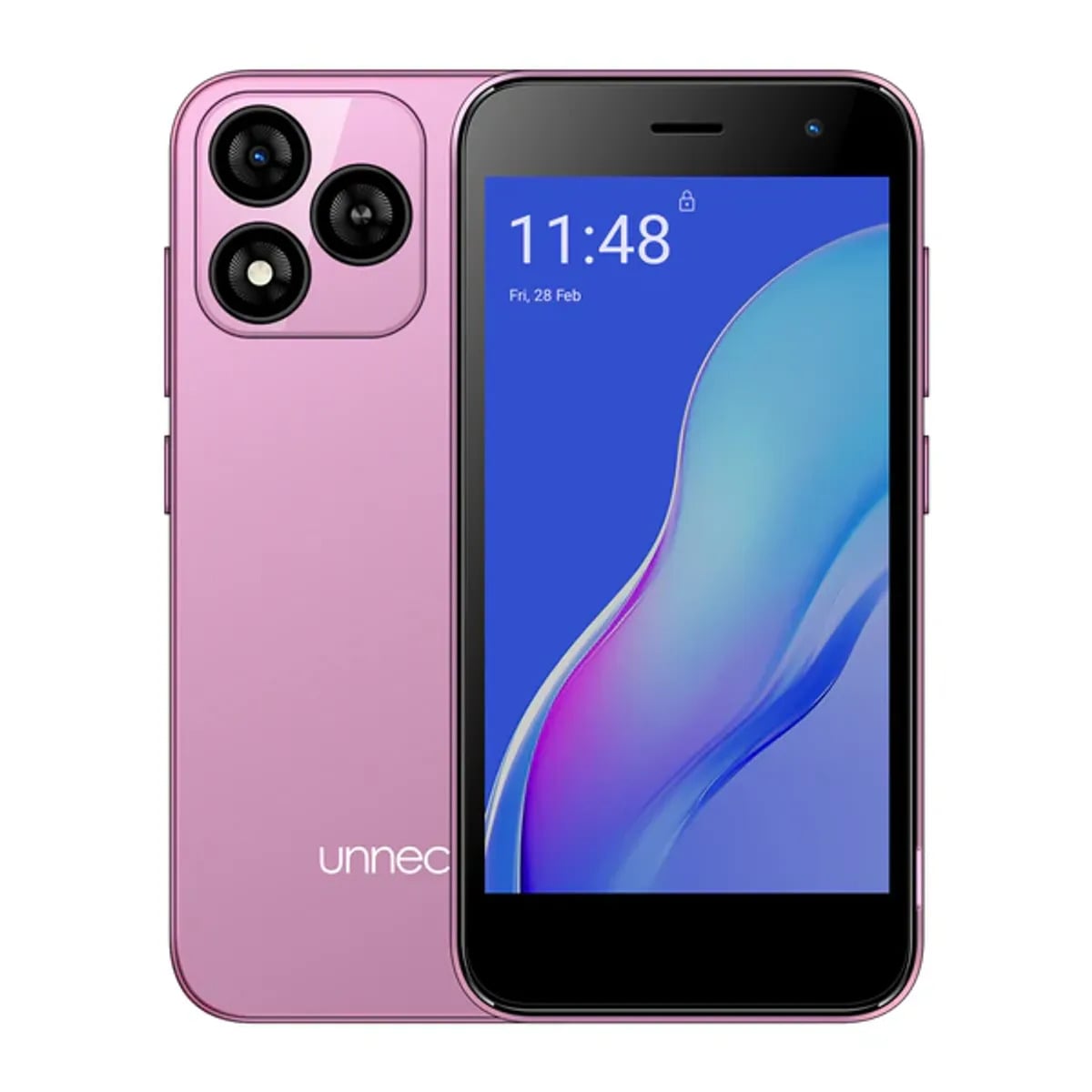 CELULAR BASICO UNNECTO BOLT 1 2GB+32GB - ROSADO - 1