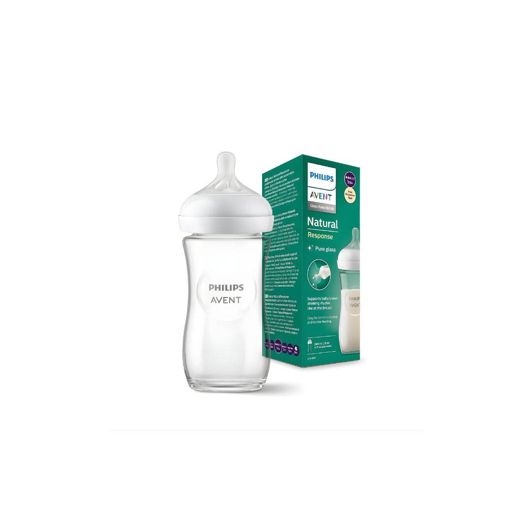 BIBERON DE VIDRIO 8OZ NATURAL RESPONSE - 3
