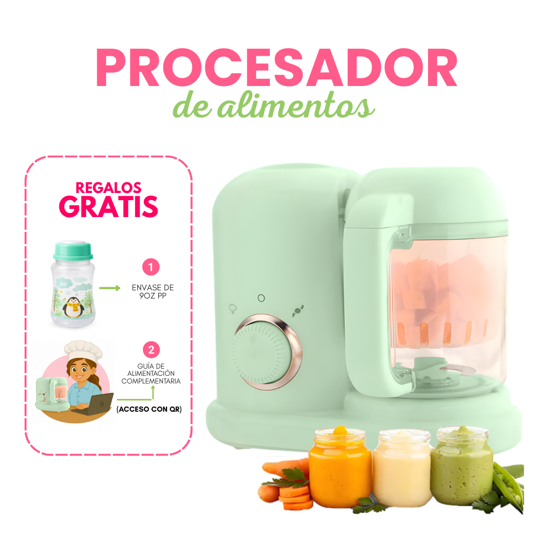 PROCESADOR DE ALIMENTOS PARA BEBÉ 3 EN 1 - 1