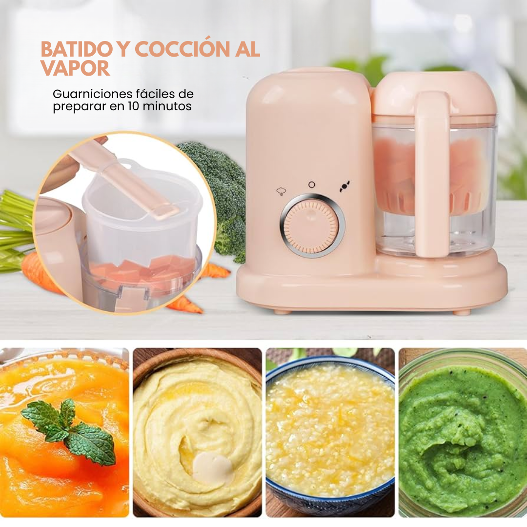 PROCESADOR DE ALIMENTOS PARA BEBÉ 3 EN 1 - 4