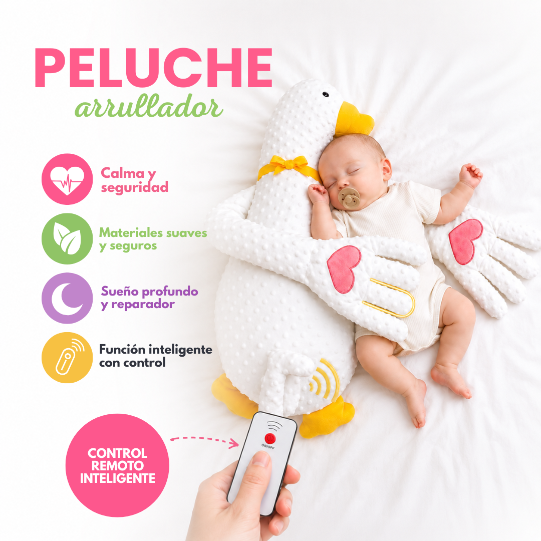 ALMOHADA ARRULLADORA PARA BEBÉ -GANSITO - 2