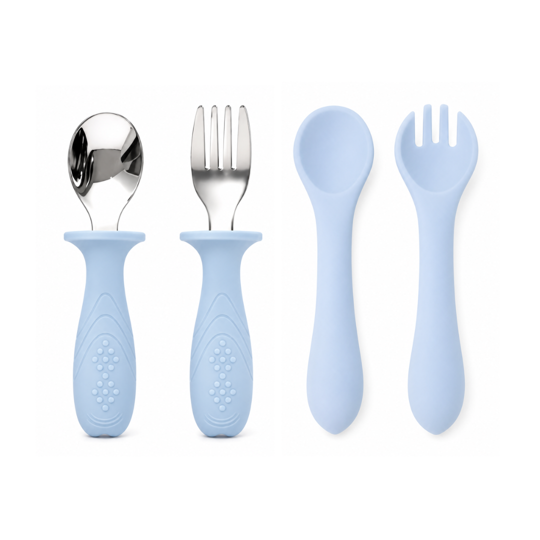 ET DE ALIMENTACIÓN PARA BEBÉ DE ACERO INOXIDABLE CON VASO DE SILICONA - 3