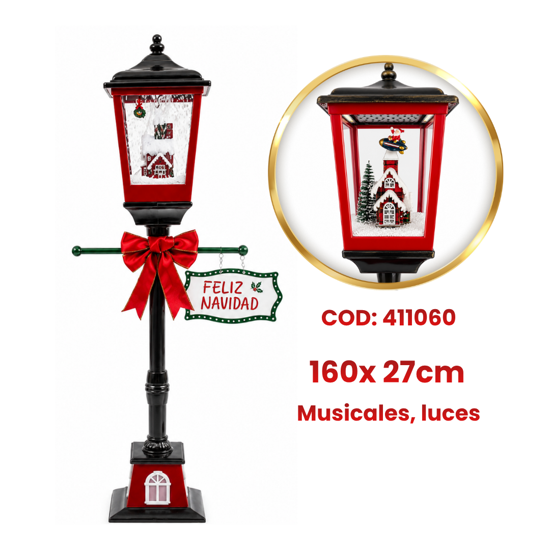 FARO NAVIDEÑO MUSICAL Y LUCES - 411053 - 1