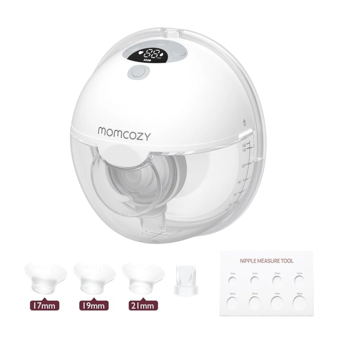 EXTRACTOR DE LECHE MANOS LIBRES MOMCOZY M5 1 UNIDAD - 2