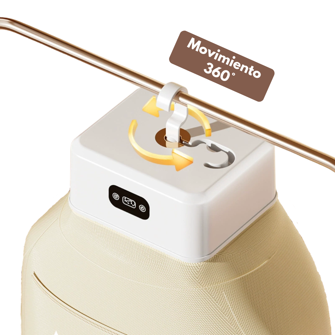 SECADOR DE ROPA PORTÁTIL ELÉCTRICO PLEGABLE CON TEMPORIZADOR Y BOLSA DE SECADO - 2