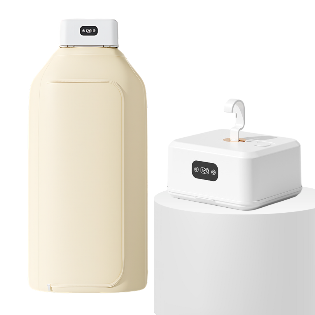 SECADOR DE ROPA PORTÁTIL ELÉCTRICO PLEGABLE CON TEMPORIZADOR Y BOLSA DE SECADO - 3