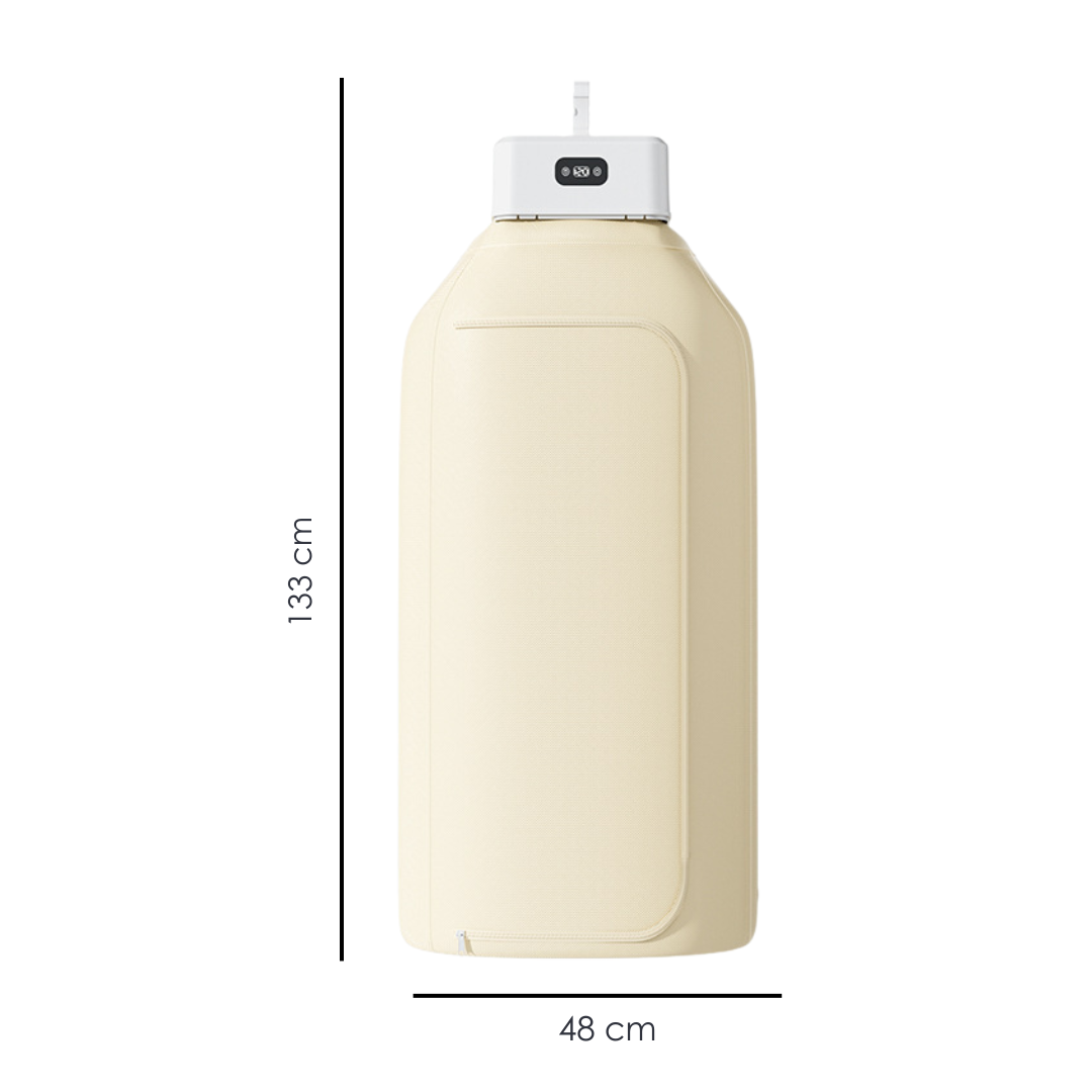 SECADOR DE ROPA PORTÁTIL ELÉCTRICO PLEGABLE CON TEMPORIZADOR Y BOLSA DE SECADO - 4