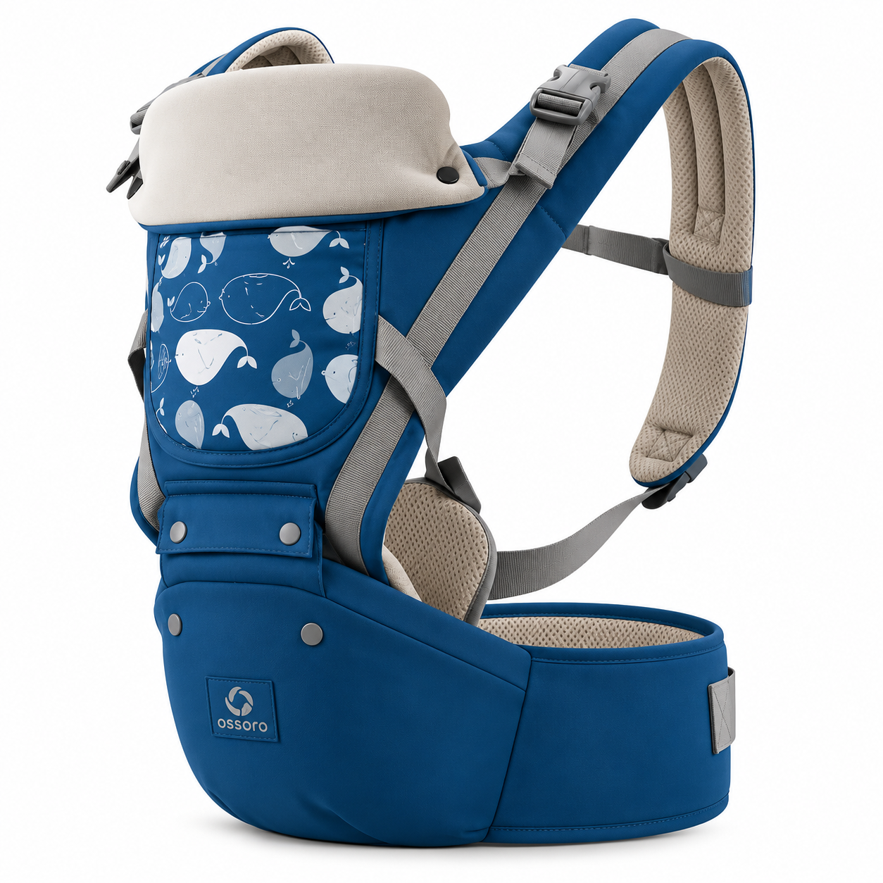 CANGURO PORTABEBÉ ERGONÓMICO 3 EN 1 MULTIFUNCIONAL CON ASIENTO - 1