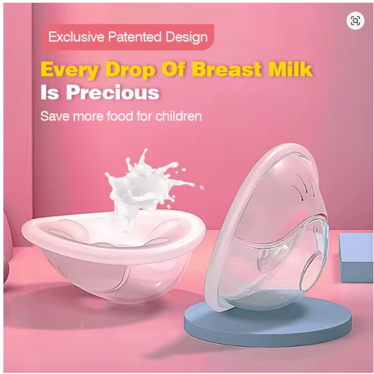 PROTECTOR DE PEZONES CON RECOLECTOR DE LECHE MATERNA - 1