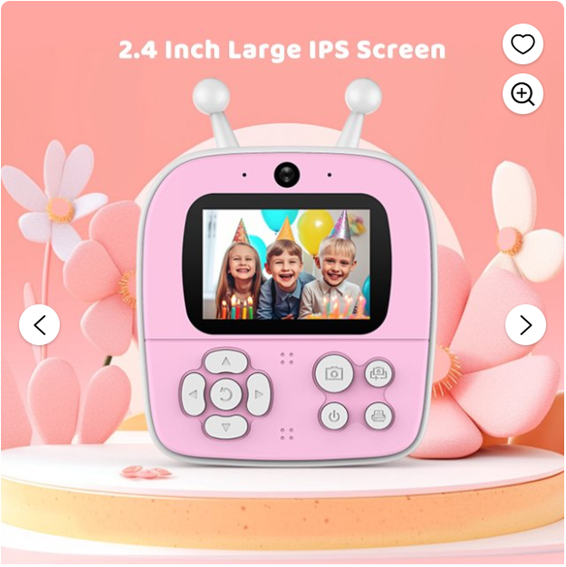 CAMARA DIGITAL PARA NIÑAS Y NIÑOS CON IMPRESION INSTANTANEA Y JUEGOS - 4