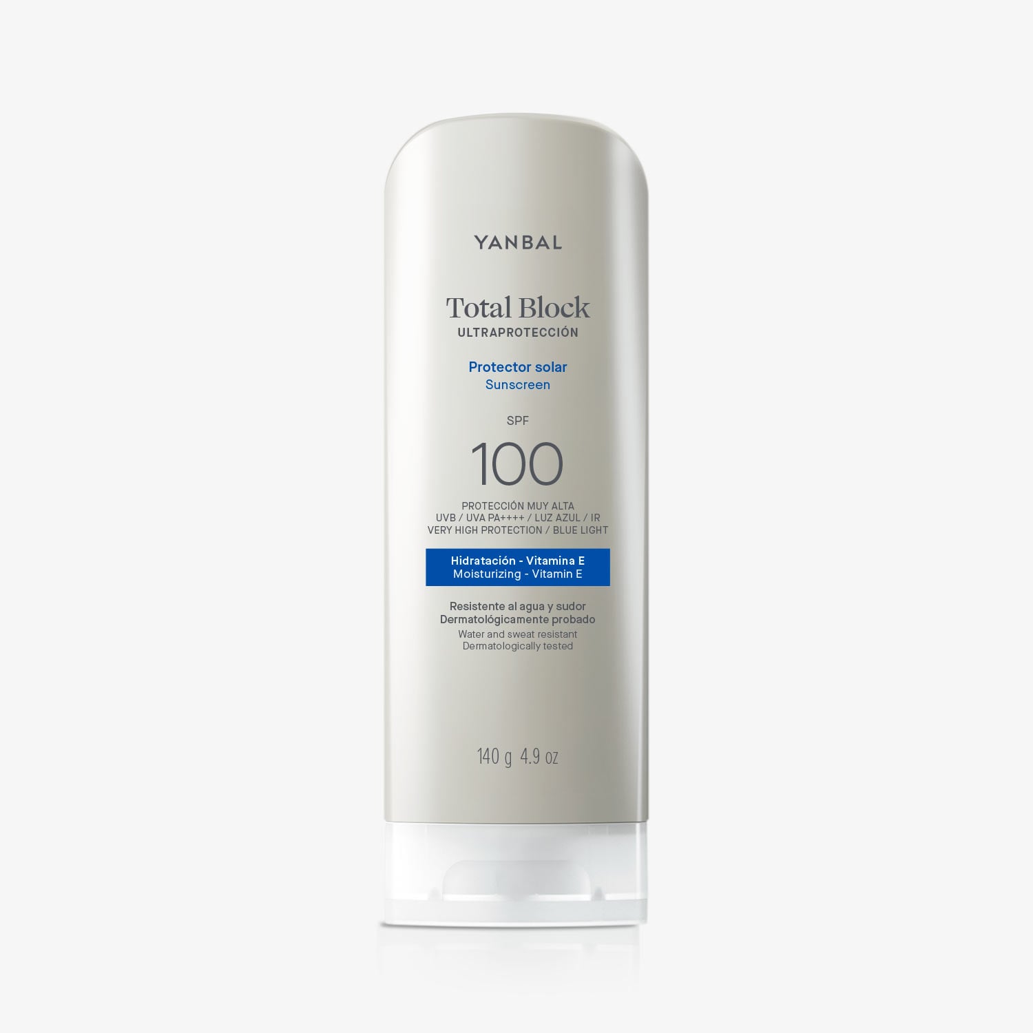 PROTECTOR SOLAR TOTAL BLOCK ULTRAPROTECCIÓN SPF 100 JUMBO 140 G - 1
