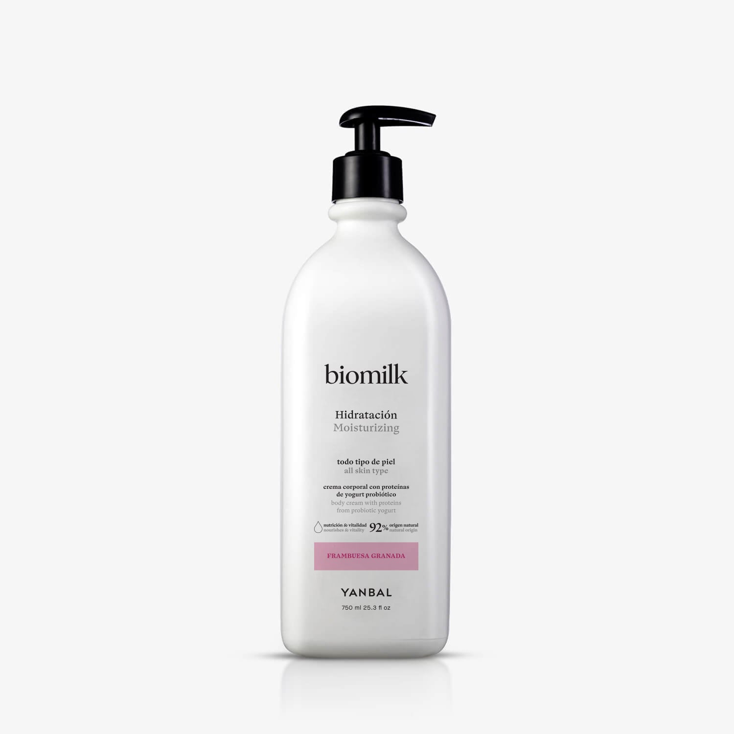 BIOMILK FRAMBUESA GRANADA CREMA CORPORAL 750 ML - 1