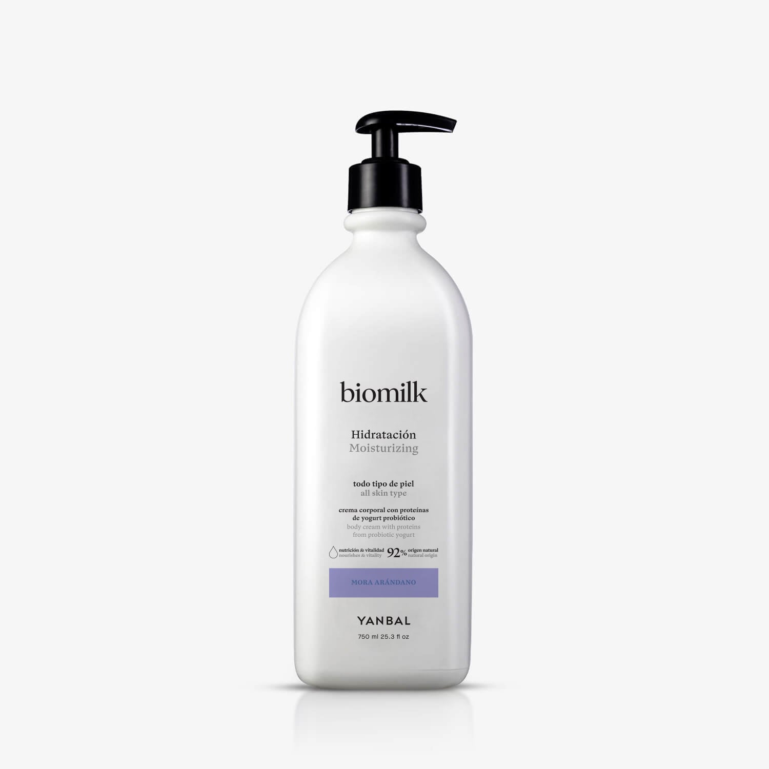BIOMILK MORA ARÁNDANO CREMA CORPORAL 750 ML - 1