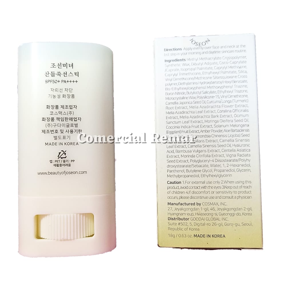 BEAUTY OF JOSEON MATTE SUN STICK MUGWORT + CAMELIA SPF50 PA ++++ - 2