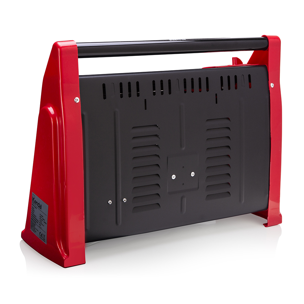 ESTUFA CALEFACTOR DE CUARZO KENDAL KC-160AS ROJO - 4