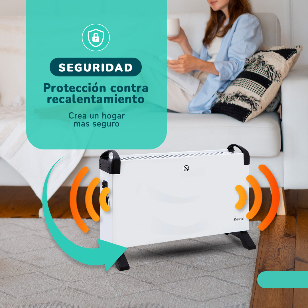 ESTUFA PANEL CONVECTOR KENDAL KCE-DL06 - 4