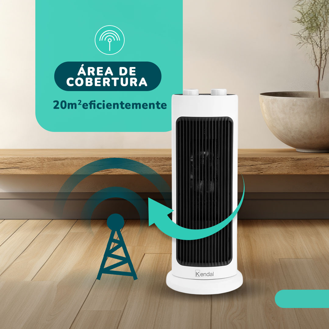 ESTUFA CALEFACTOR DE PTC KENDAL  KPTC-16 TURBO - 7