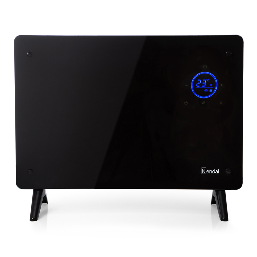 ESTUFA ELÉCTRICA SMART PANEL VIDRIO KENDAL WIFI18 M2-1500W PISOMURO - 1