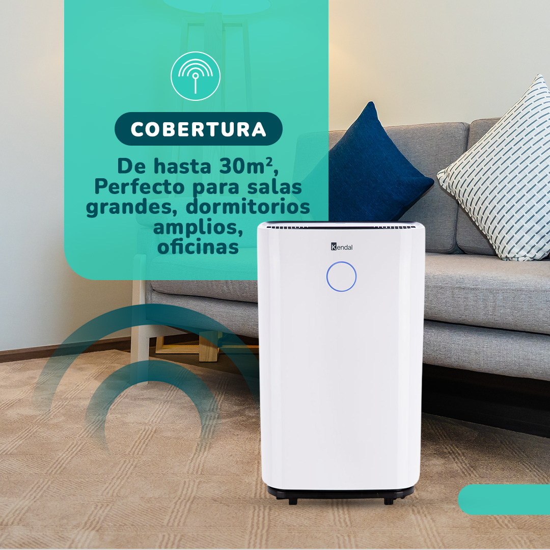 DESHUMEDECEDOR Y PURIFICADORK ENDAL 20 LT COBERTURA 30M2  POTENCIA 325W OL20-D025C - 7