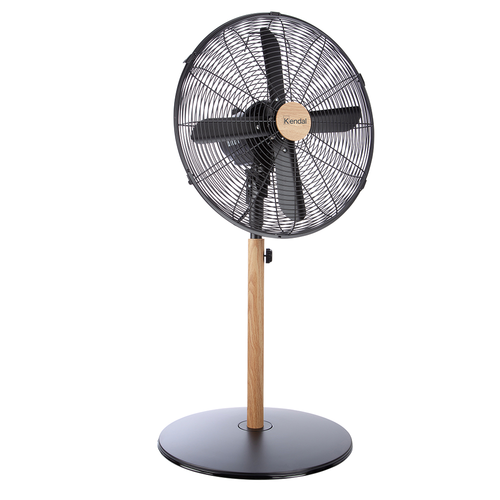 VENTILADOR DE PEDESTAL 16 PULGADAS KZF-1616 METAL MADERA. - 2