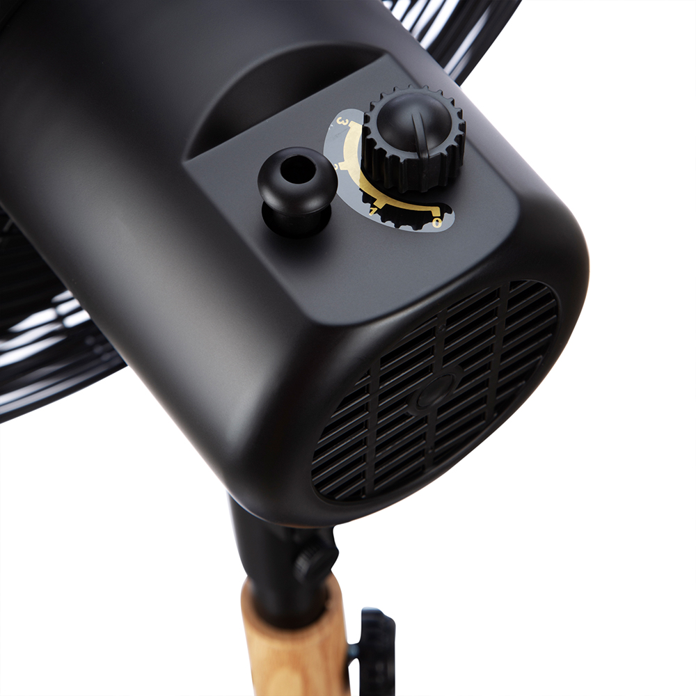 VENTILADOR DE PEDESTAL 16 PULGADAS KZF-1616 METAL MADERA. - 4